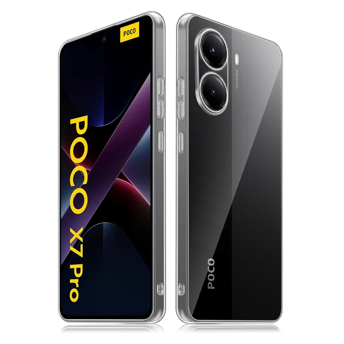 Poco X7 Pro Kılıf Lüx Şeffaf Silikon
