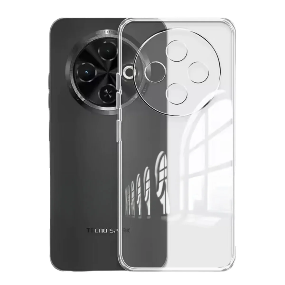 Spark 30C Kılıf Lüx Şeffaf Silikon