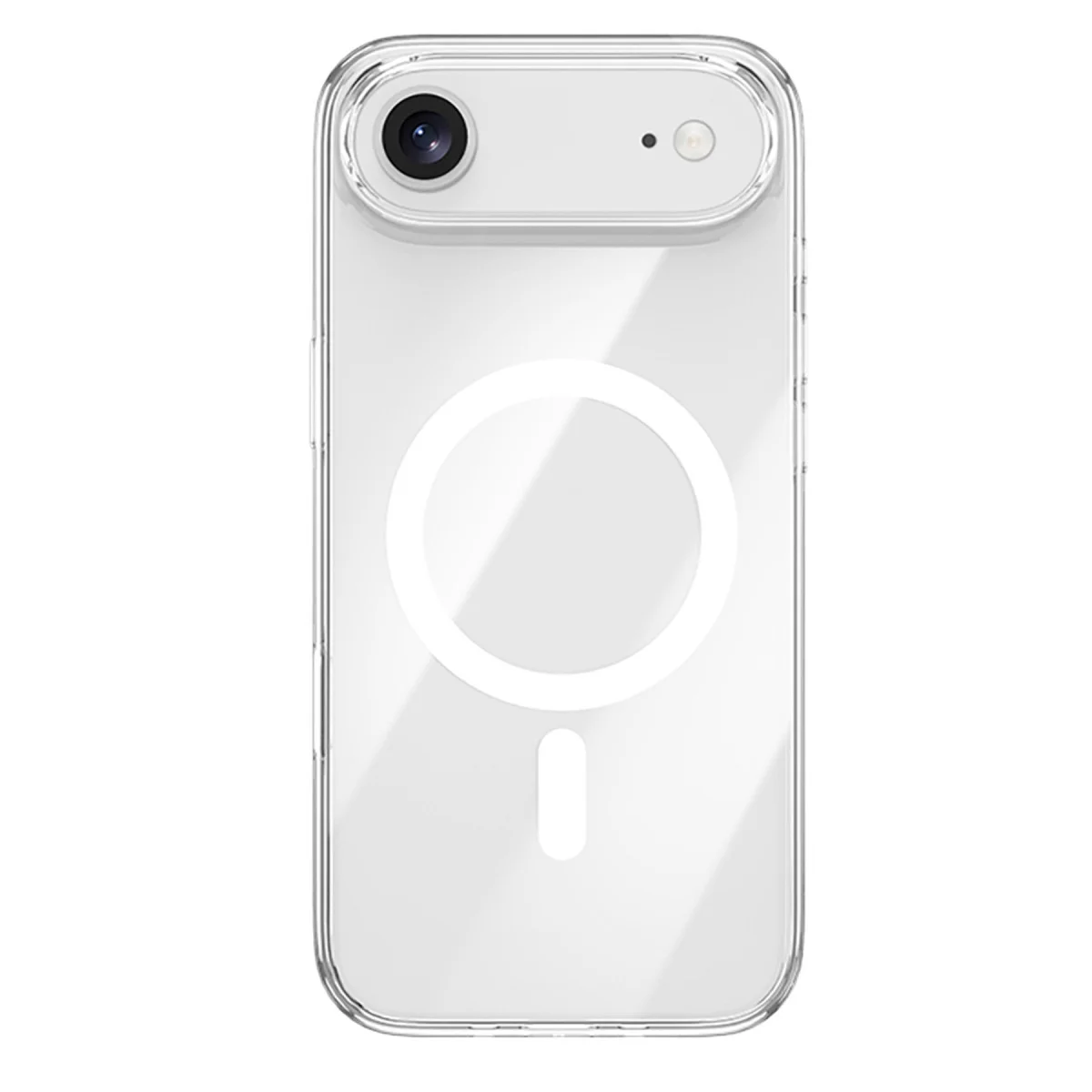 iPhone 17 Air Kılıf Pc Real Magsafe Kapak - Şeffaf
