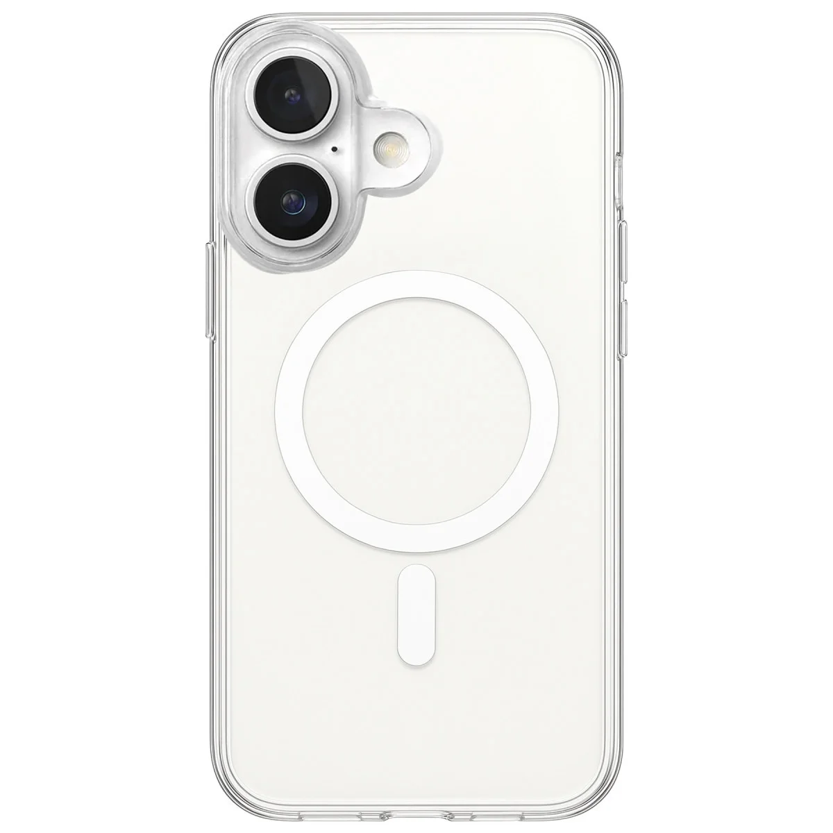 iPhone 17 Kılıf Magneticsafe Şeffaf Silikon - Şeffaf