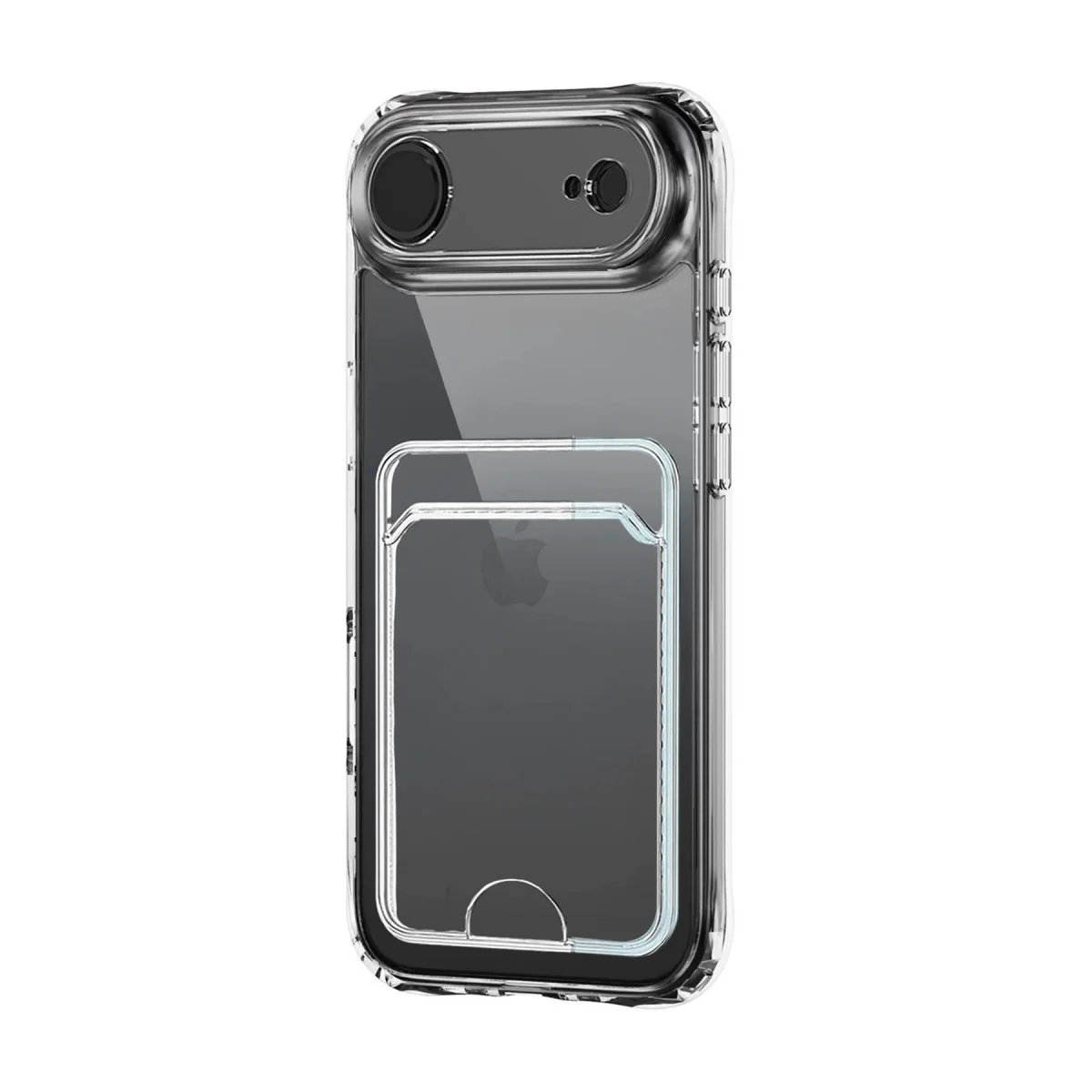 iPhone 17 Air Kart Şeffaf Silikon - Şeffaf