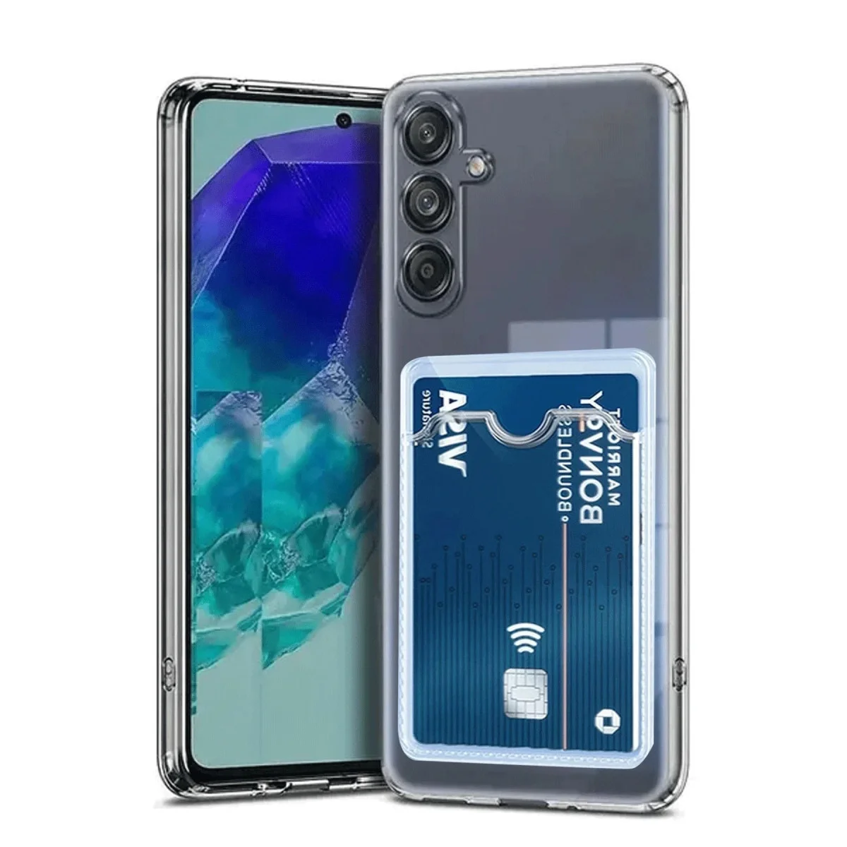 Galaxy A17 5G Kart Şeffaf Silikon - Şeffaf