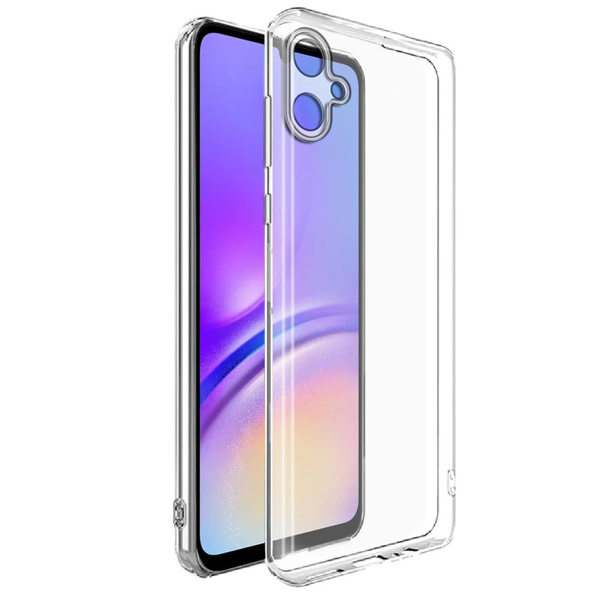 Galaxy A07 4G Lüx Şeffaf Silikon - Şeffaf