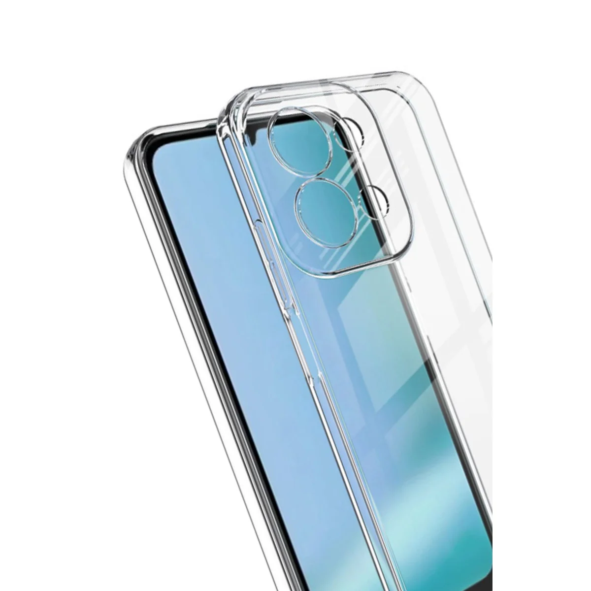 Redmi 15C 4G Lüx Şeffaf Silikon - Şeffaf