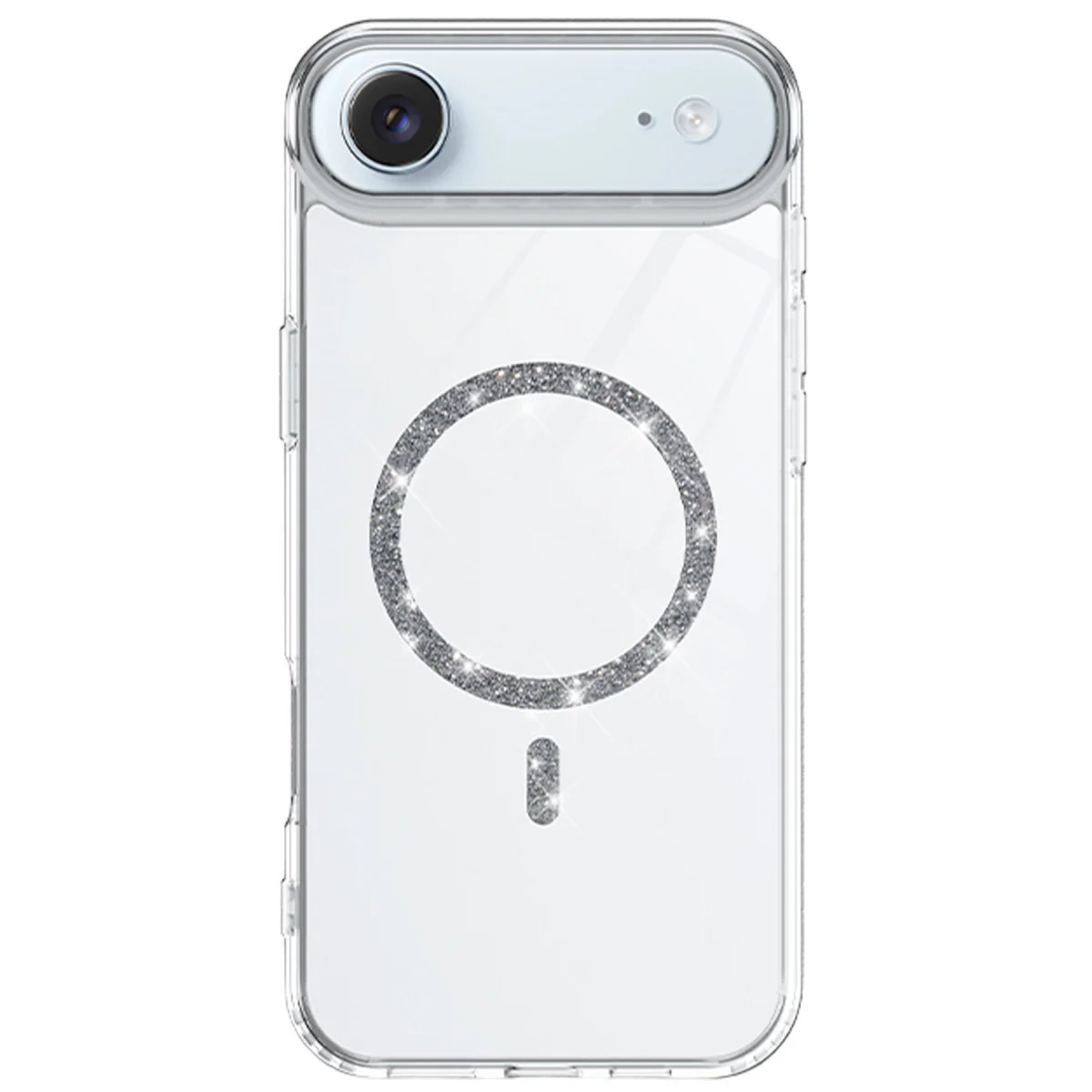 iPhone 17 Air Live Diamond Magsafe Kapak - Şeffaf