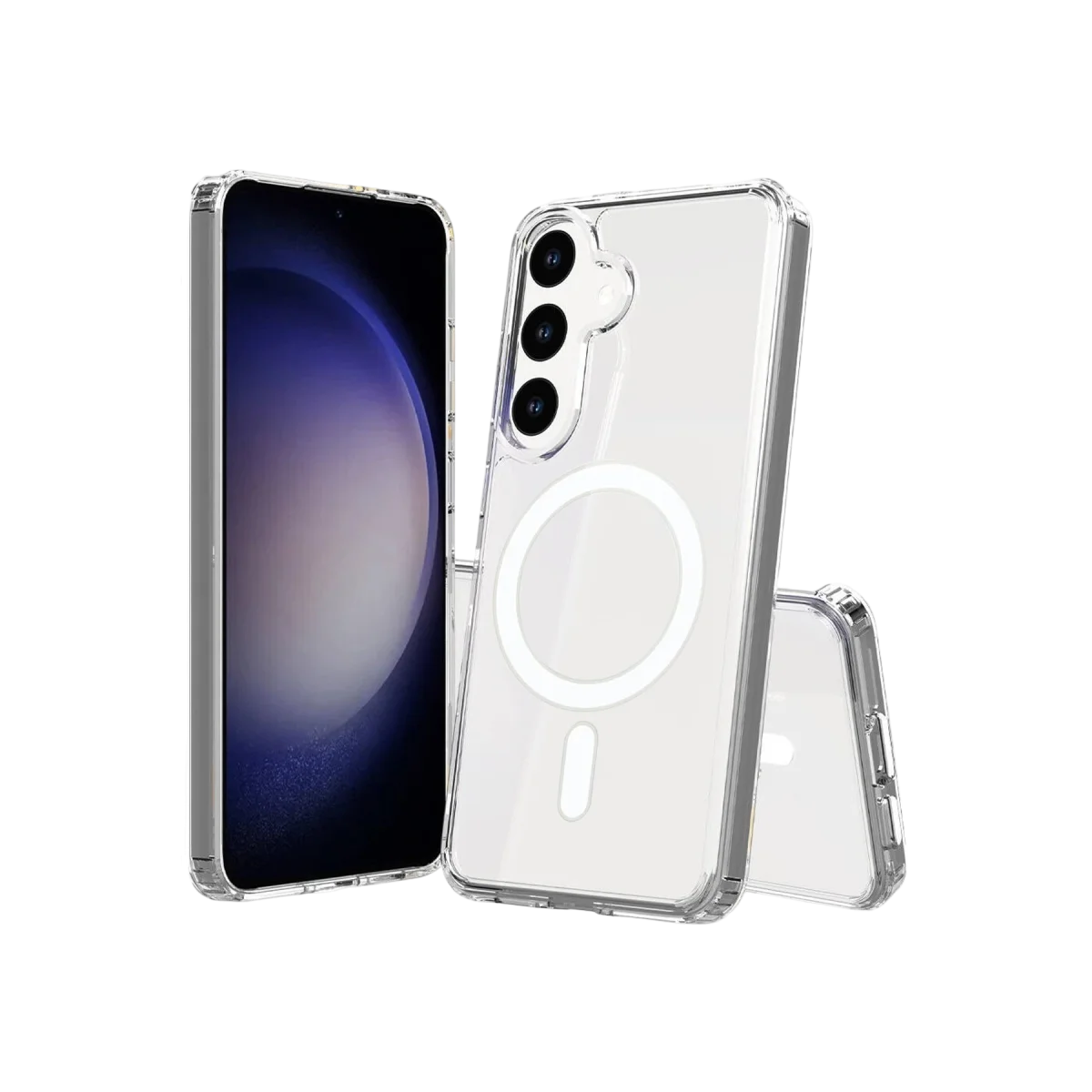 Galaxy S26 Magneticsafe Şeffaf Silikon - Şeffaf