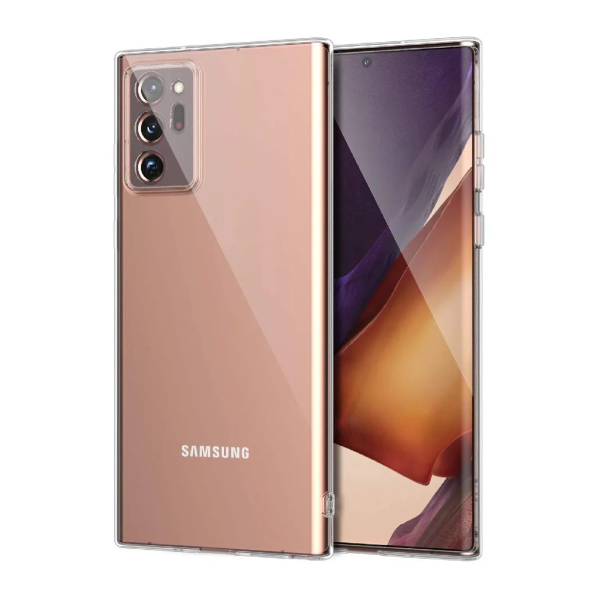 Galaxy Note 20 Ultra Kılıf Lüx Şeffaf Silikon