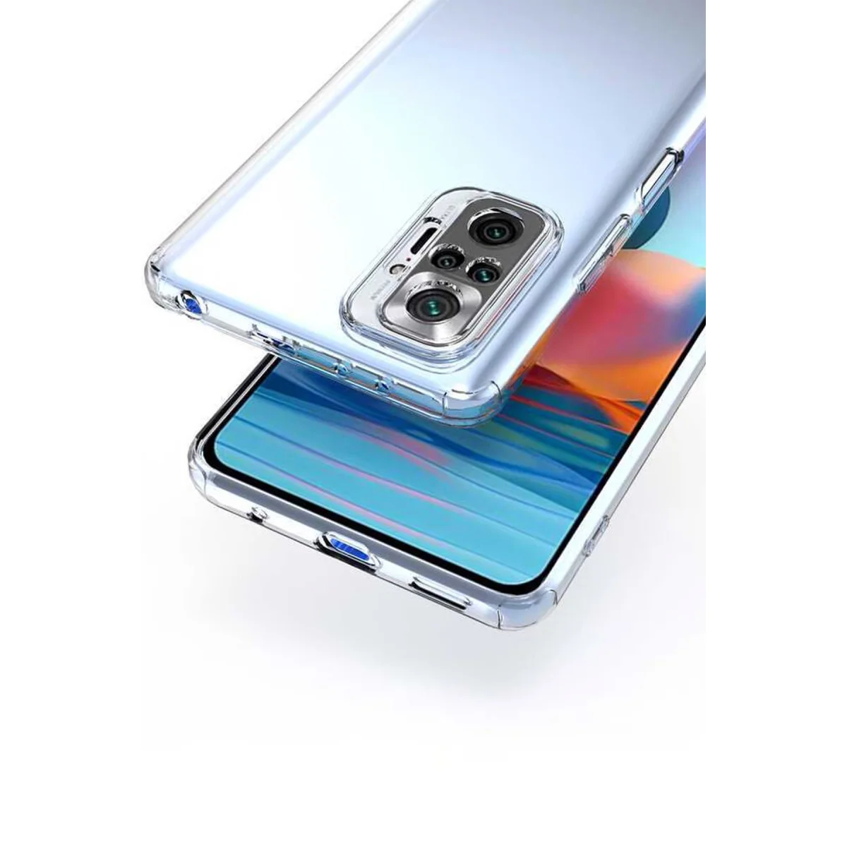 Redmi Note 10 5G Kılıf Lüx Şeffaf Silikon