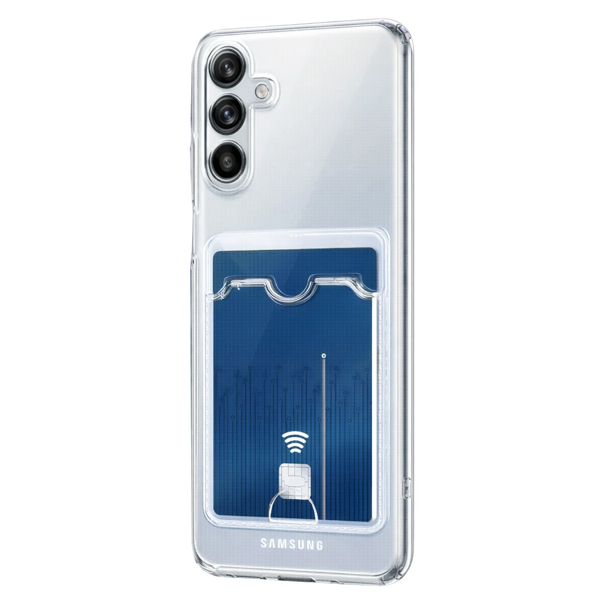 Galaxy A37 5G Kart Şeffaf Silikon - Şeffaf