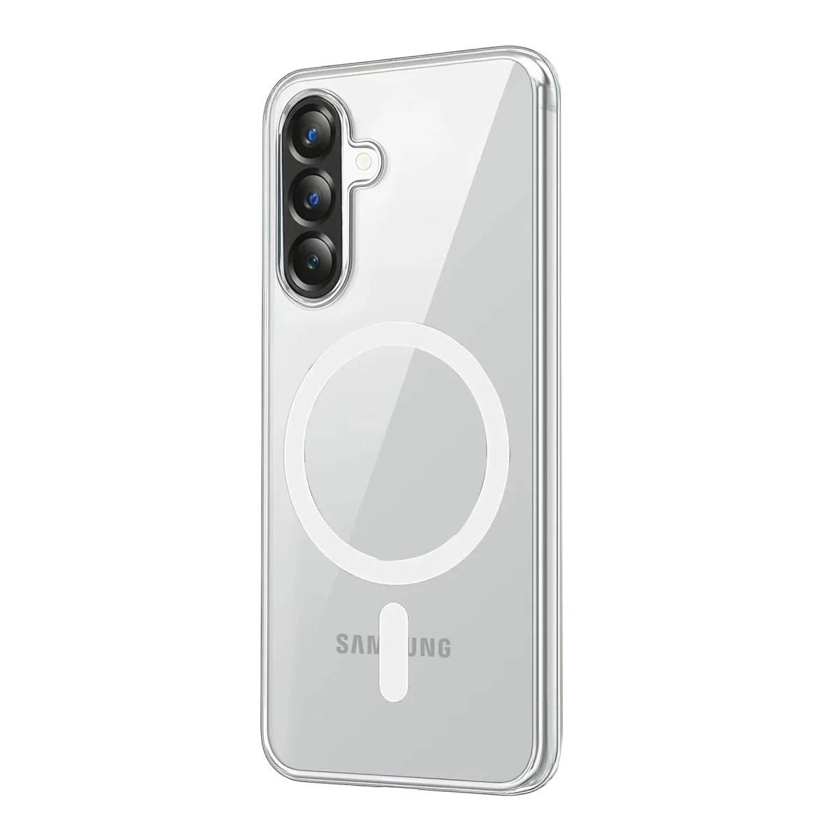 Galaxy A57 5G Combo Sert Şeffaf Magsafe Kapak - Şeffaf