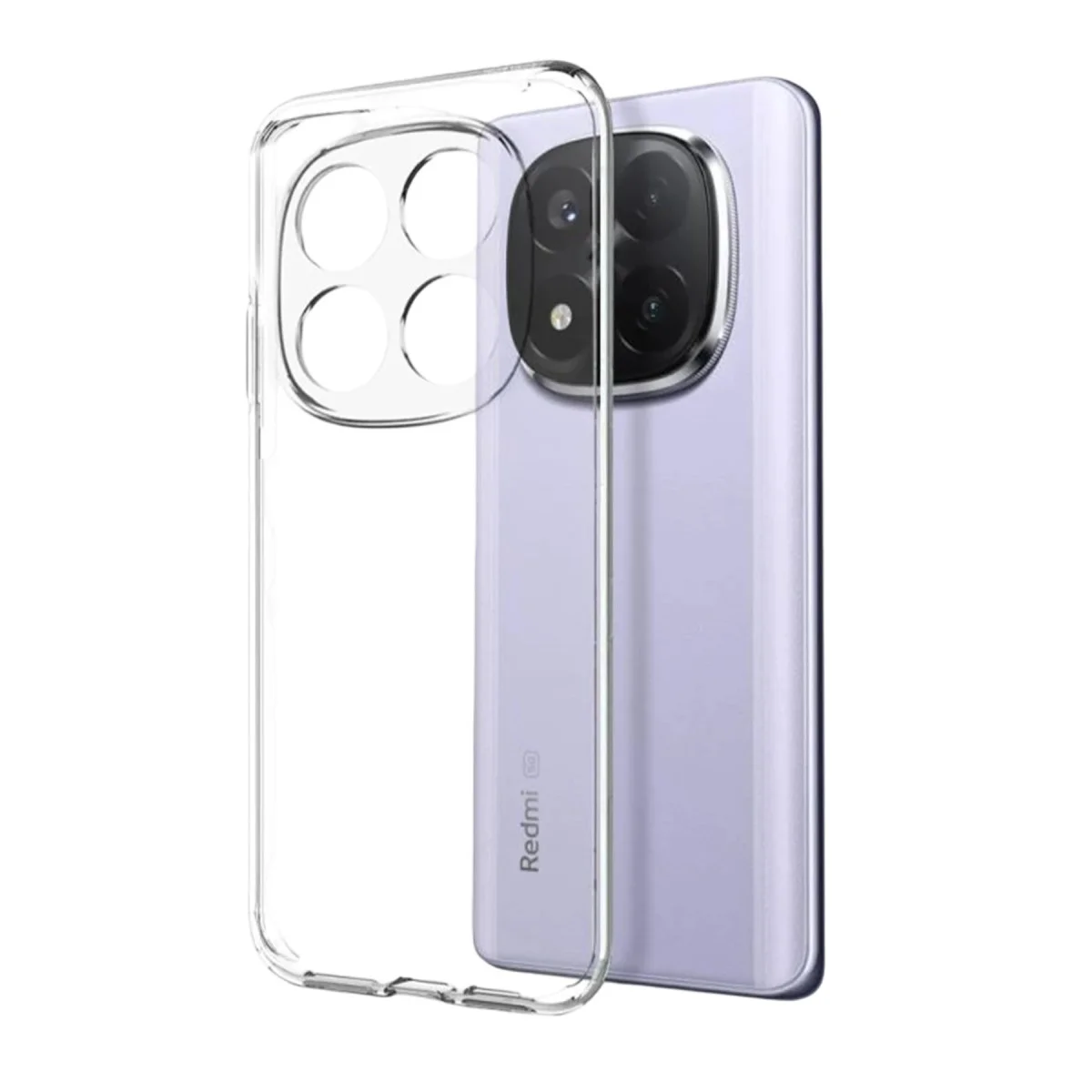 Redmi Note 15 4G Lüx Şeffaf Silikon - Şeffaf