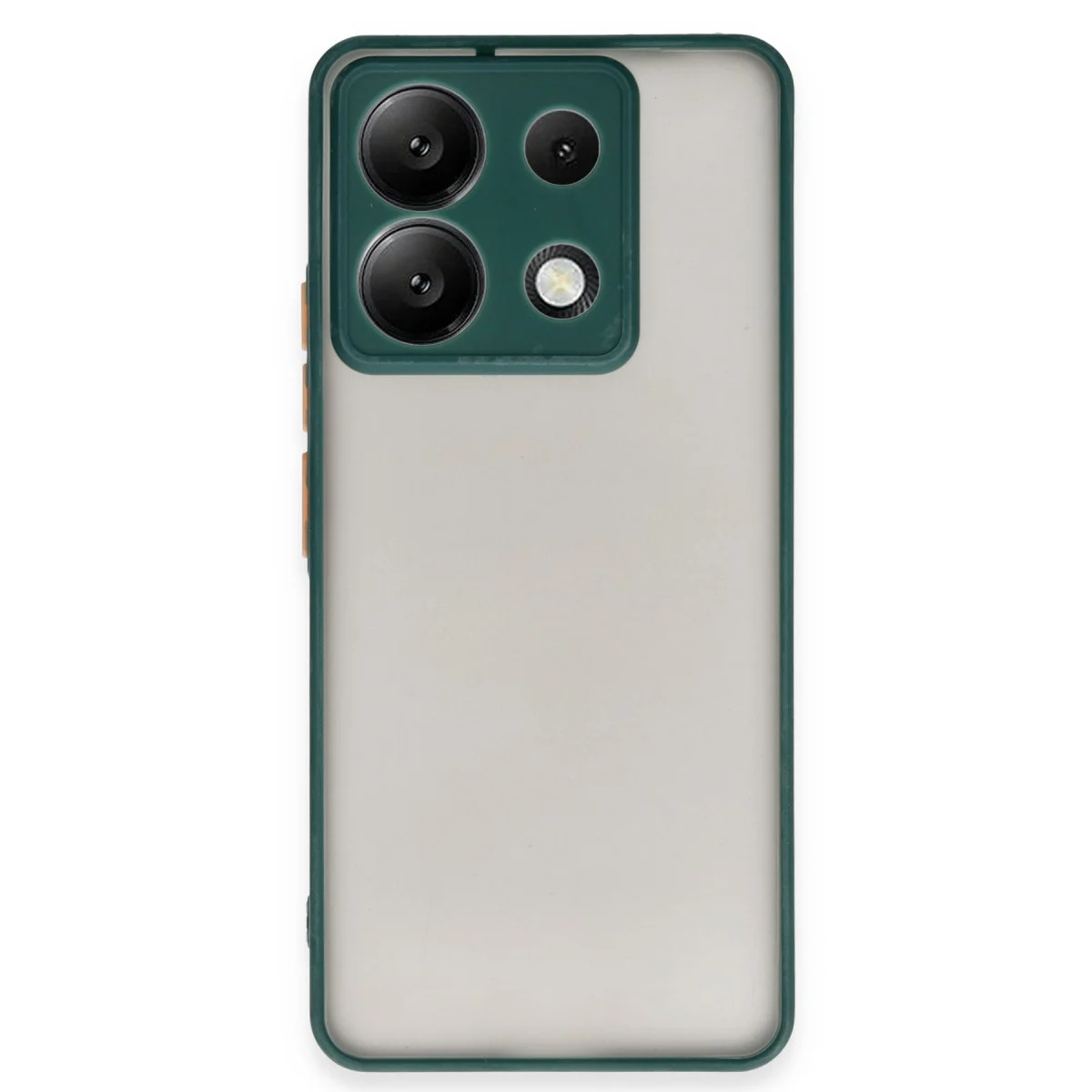 Redmi Note 13 5G Kılıf Montreal Silikon Kapak - Yeşil