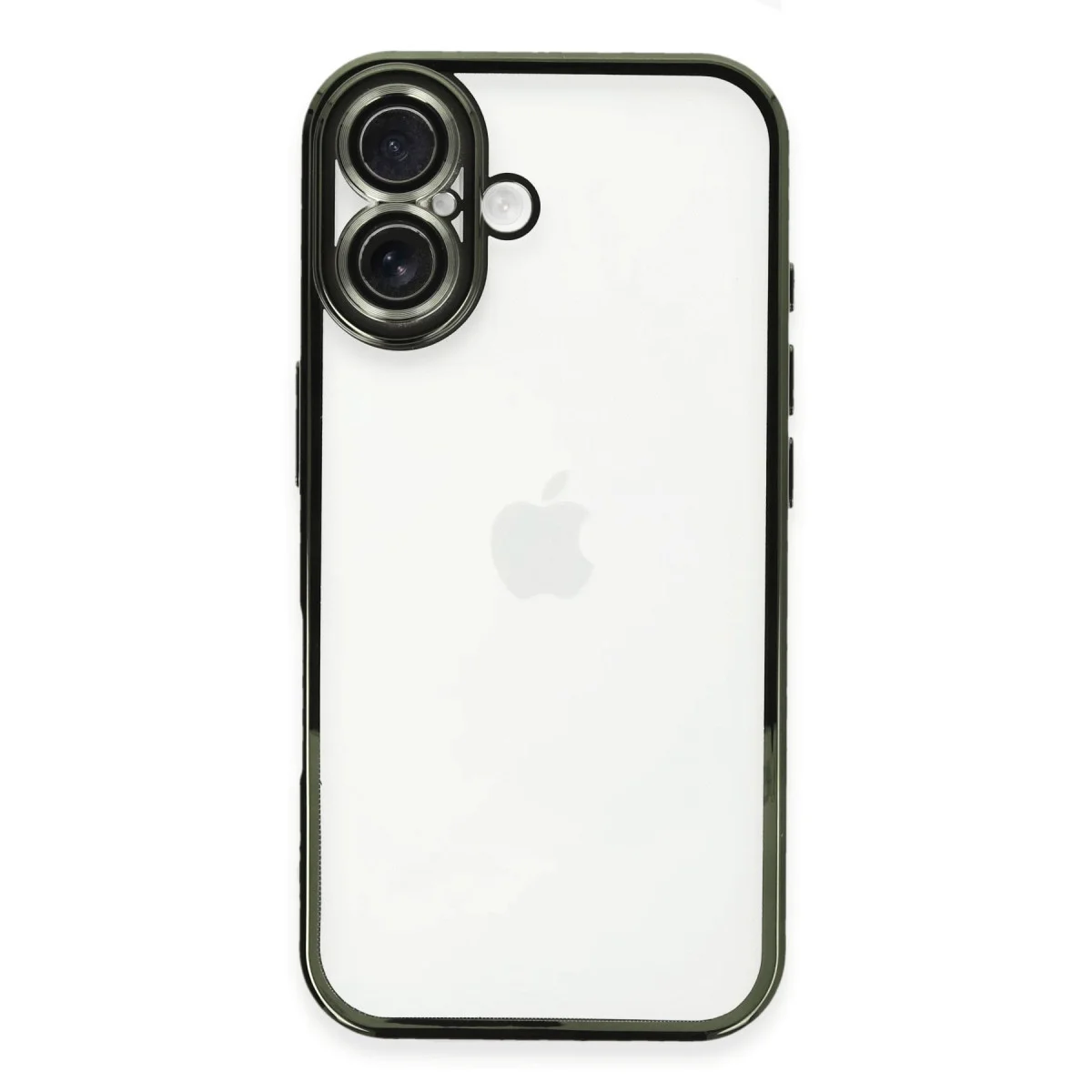 iPhone 16 Plus Kılıf Razer Lensli Silikon - Yeşil