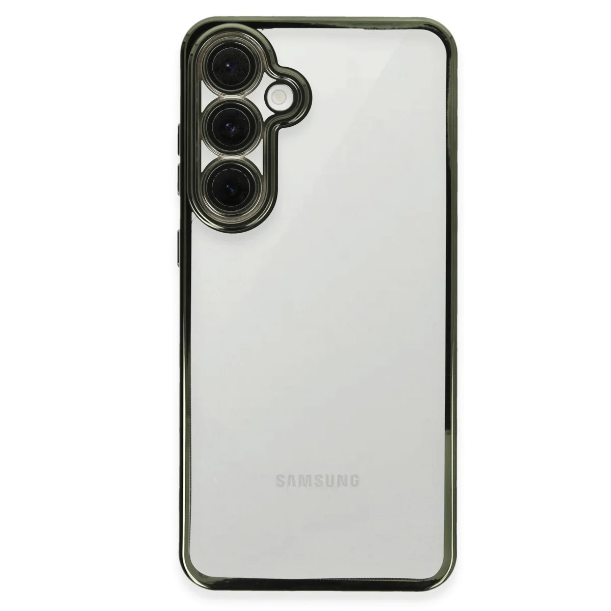 Galaxy S24 FE Kılıf Razer Lensli Silikon - Yeşil