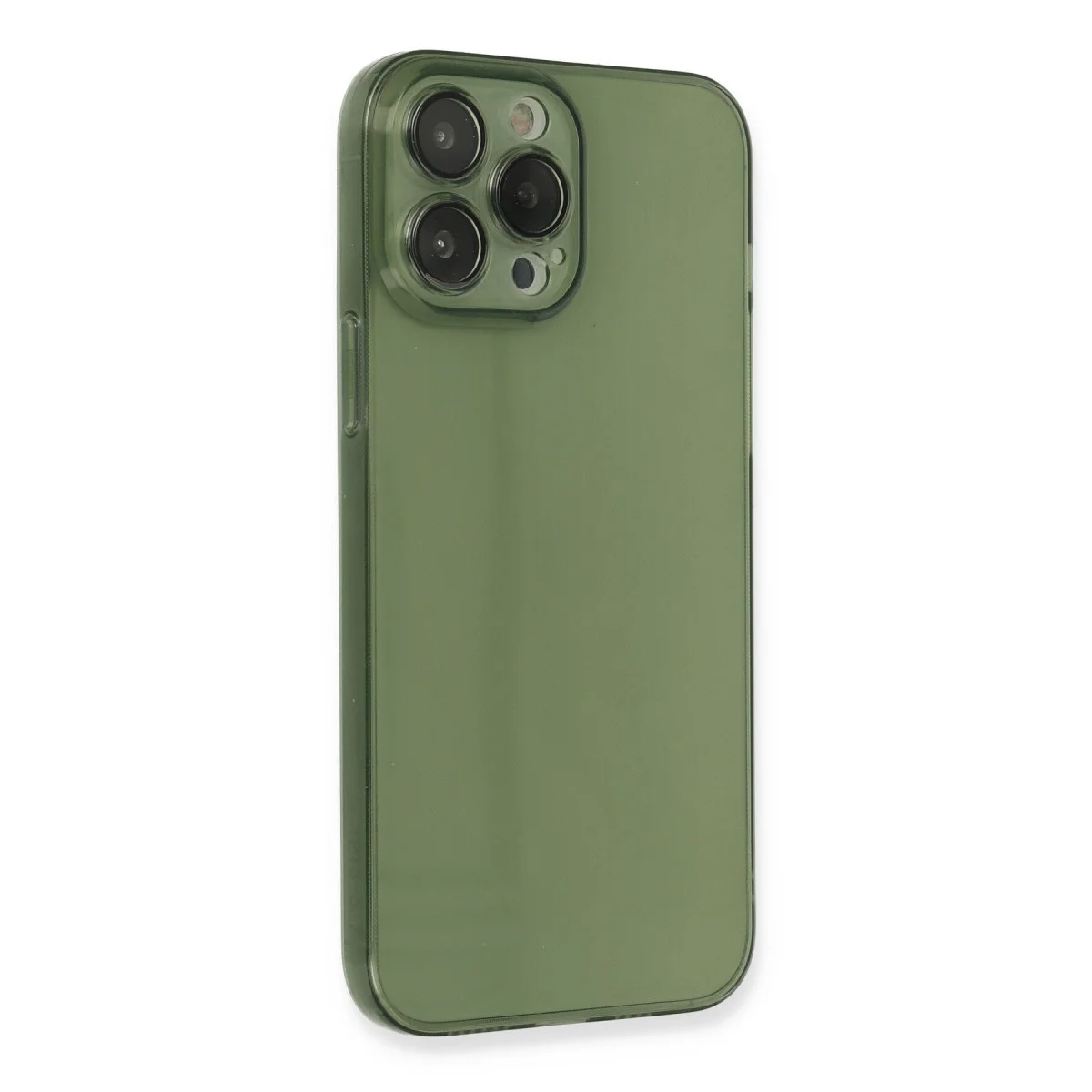 iPhone 13 Pro Kılıf Fly Lens Silikon - Yeşil