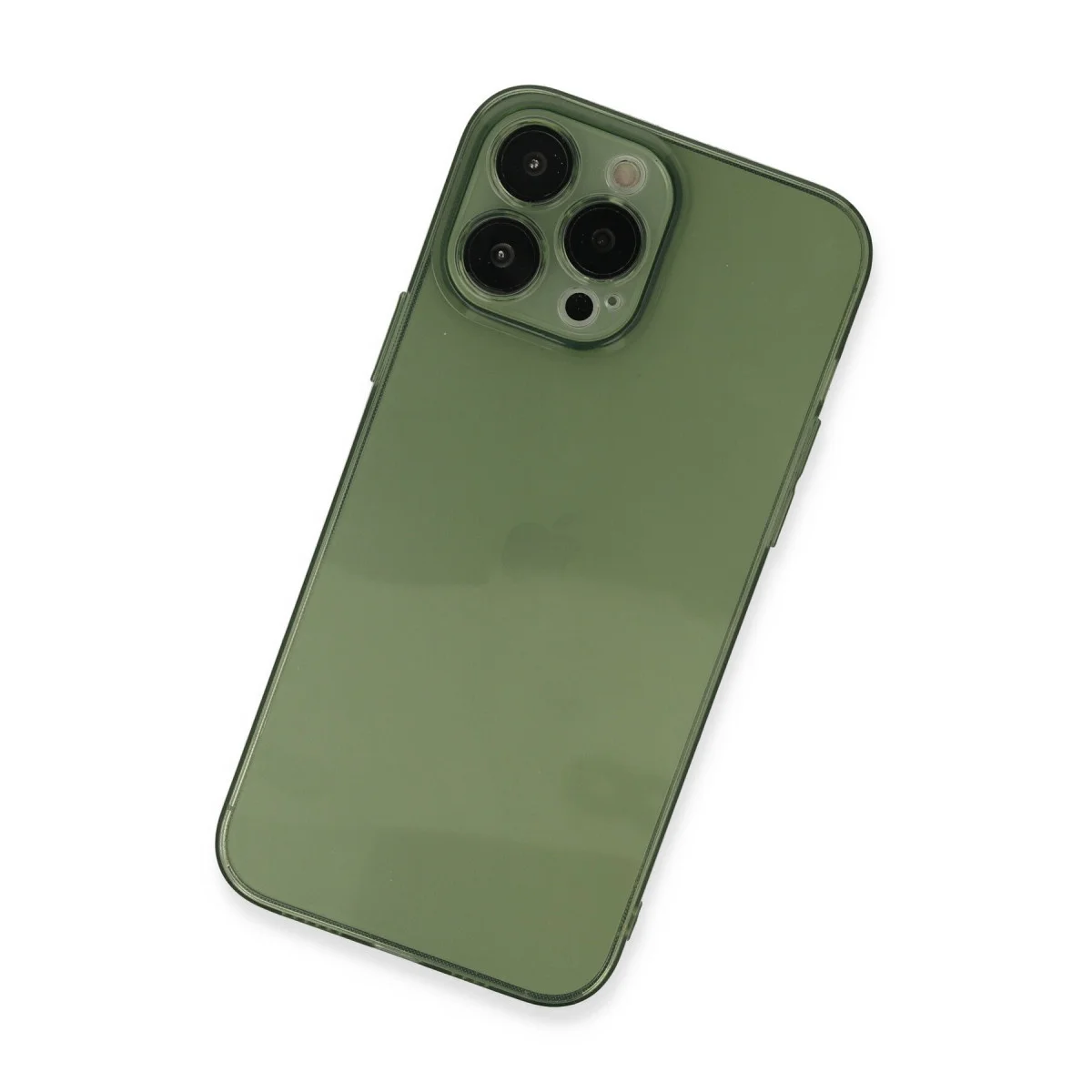 iPhone 13 Pro Kılıf Fly Lens Silikon - Yeşil