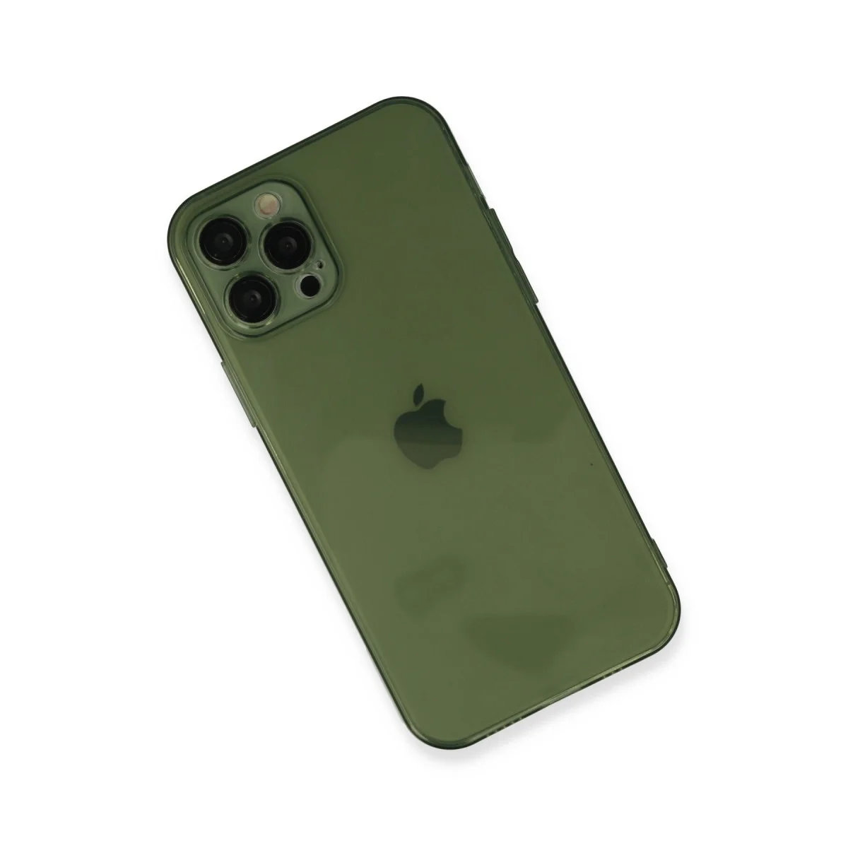 iPhone 12 Pro Max Kılıf Fly Lens Silikon - Yeşil