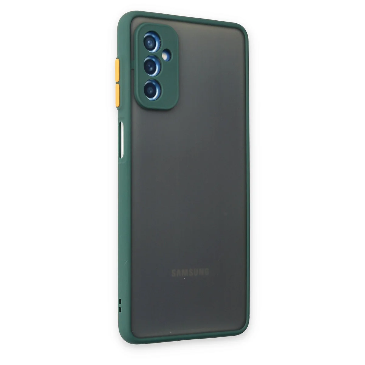 Galaxy M52 5G Kılıf Montreal Silikon Kapak - Yeşil