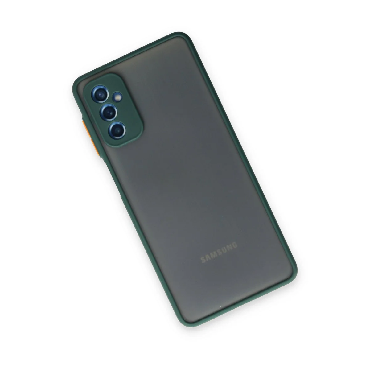 Galaxy M52 5G Kılıf Montreal Silikon Kapak - Yeşil