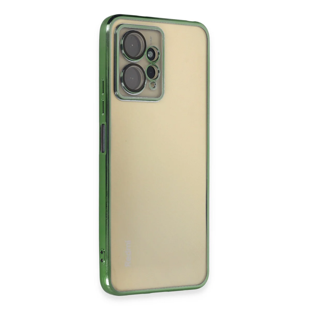 Redmi Note 12 4G Kılıf Razer Lensli Silikon - Yeşil