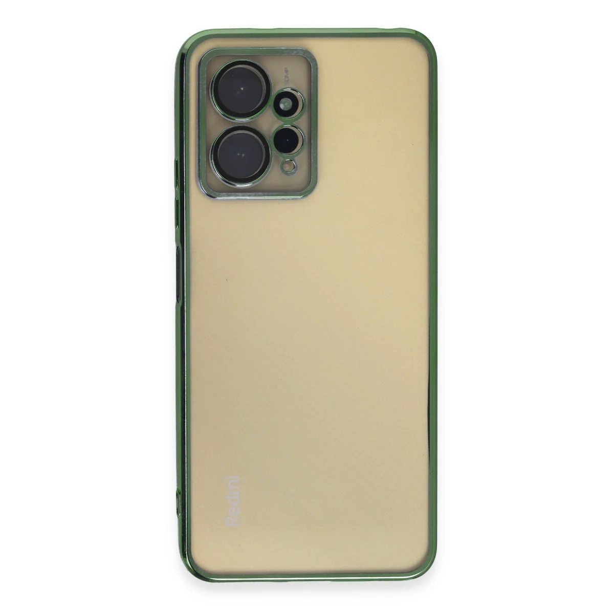 Redmi Note 12 4G Kılıf Razer Lensli Silikon - Yeşil