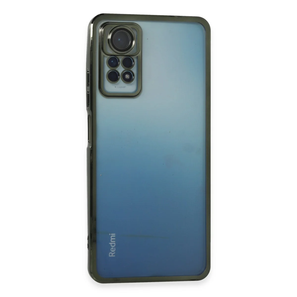 Redmi Note 12 Pro 4G Kılıf Razer Lensli Silikon - Yeşil
