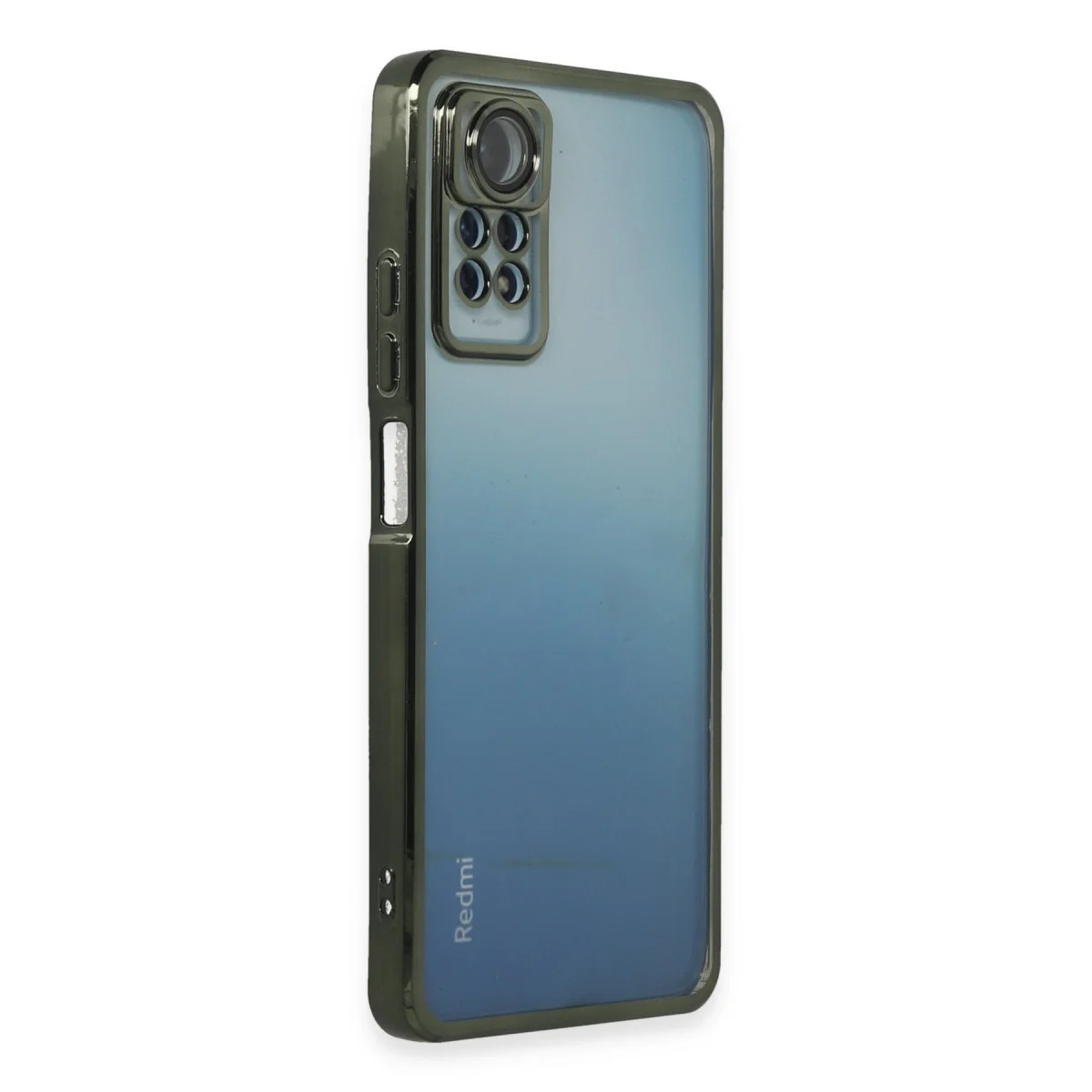 Redmi Note 12 Pro 4G Kılıf Razer Lensli Silikon - Yeşil