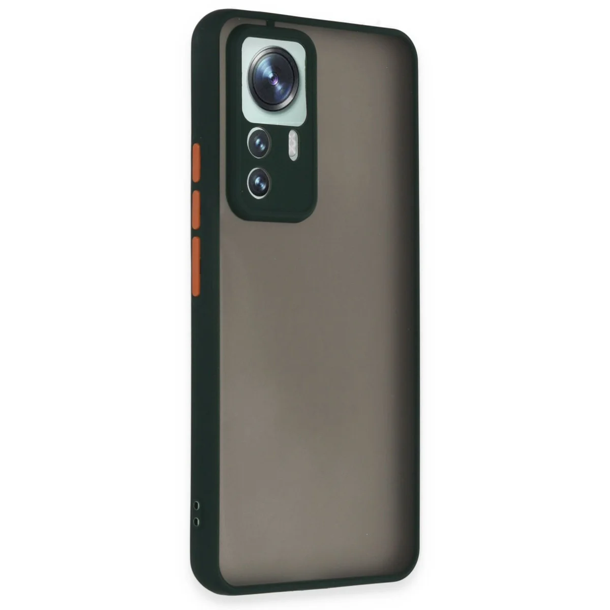 Mi 12T Pro Kılıf Montreal Silikon Kapak - Yeşil