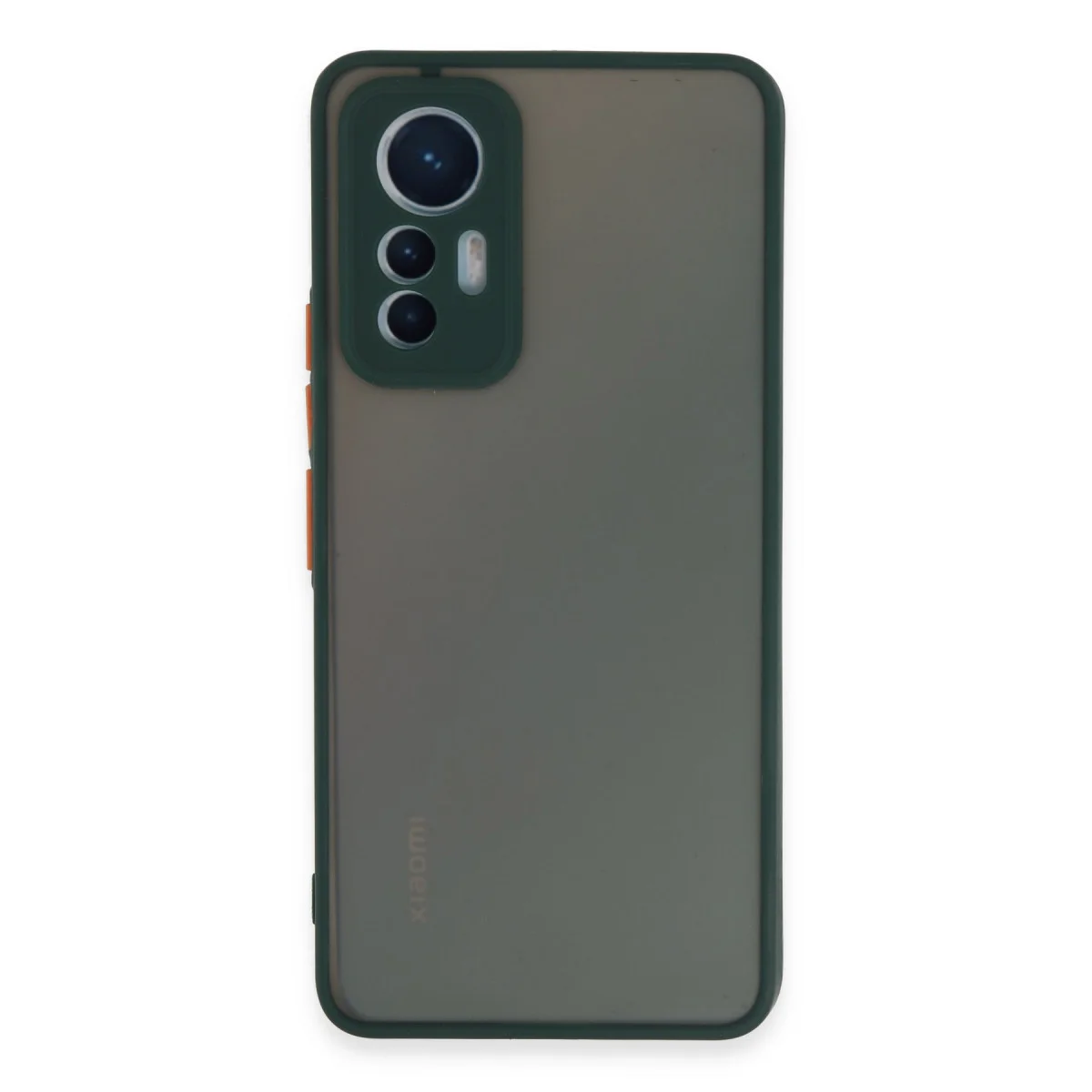 Mi 12 Lite Kılıf Montreal Silikon Kapak - Yeşil