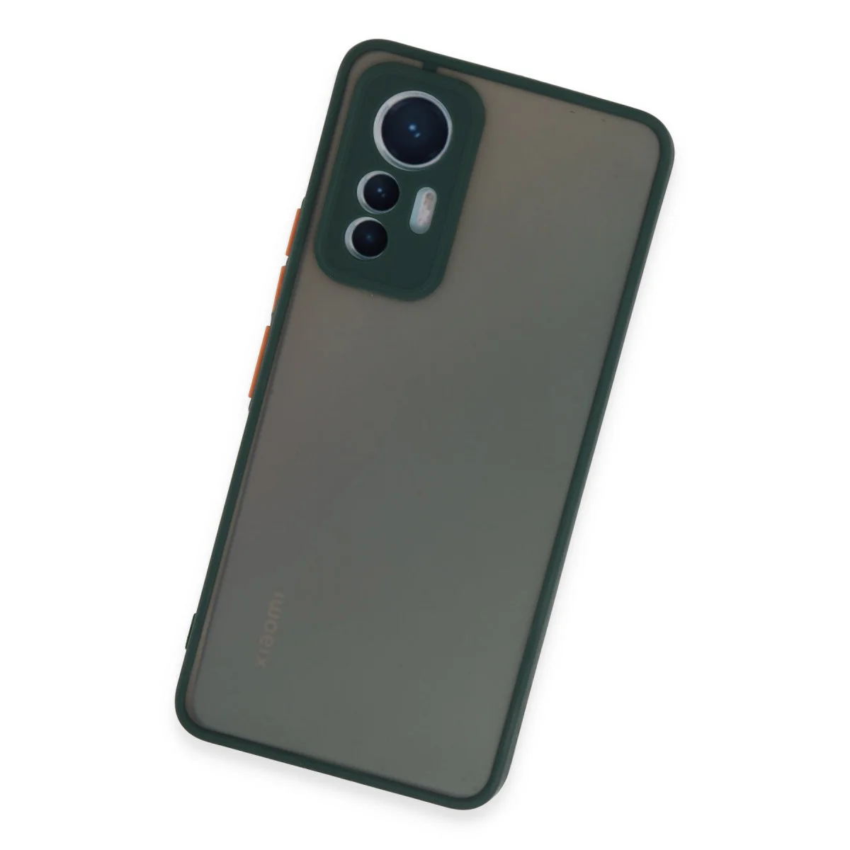 Mi 12 Lite Kılıf Montreal Silikon Kapak - Yeşil