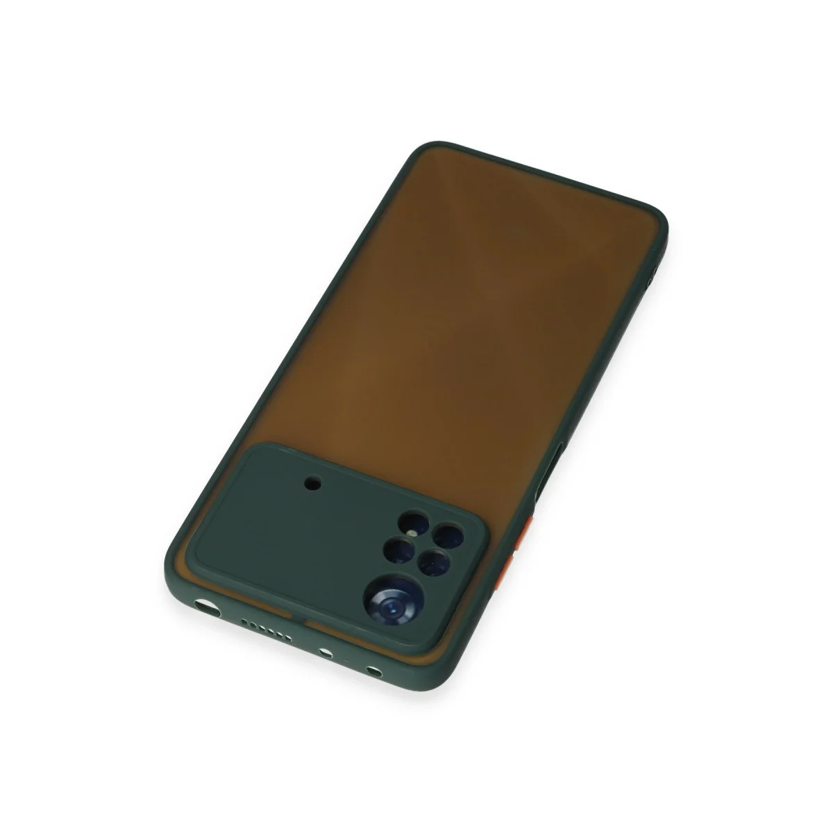 Poco X4 Pro 5G Kılıf Montreal Silikon Kapak - Yeşil
