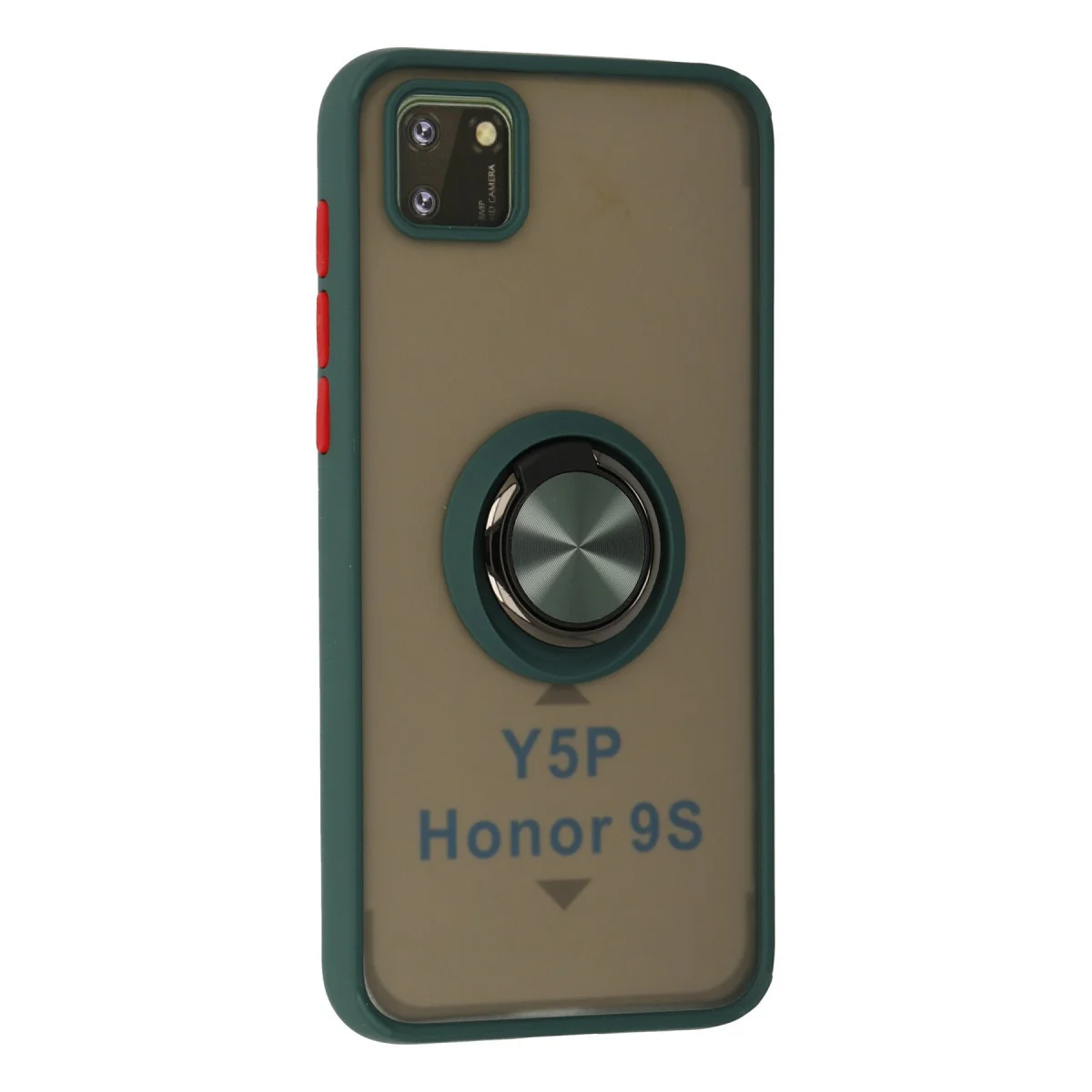 Y5P Kılıf Montreal Yüzüklü Silikon Kapak - Yeşil