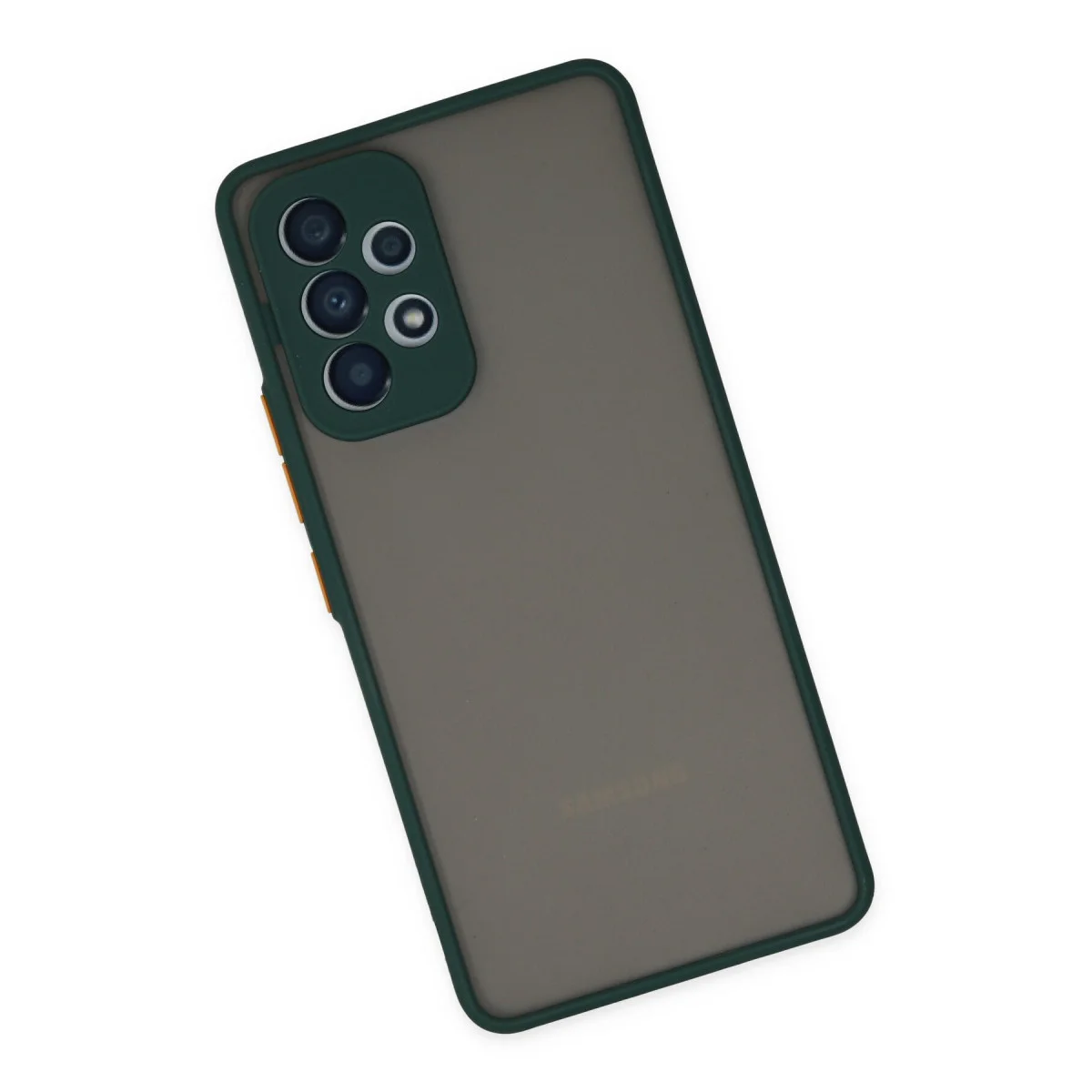 Galaxy A33 5G Kılıf Montreal Silikon Kapak - Yeşil