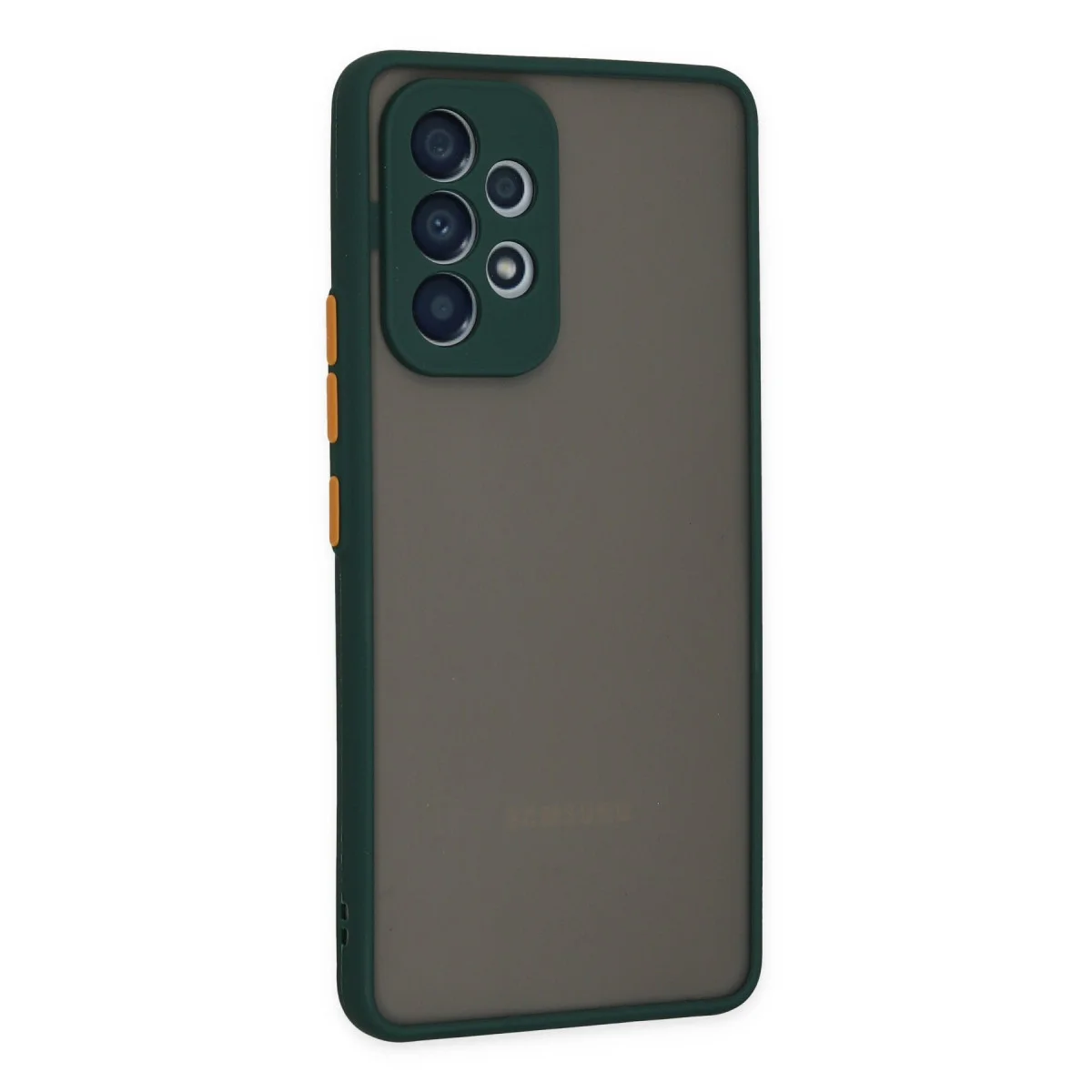 Galaxy A53 5G Kılıf Montreal Silikon Kapak - Yeşil
