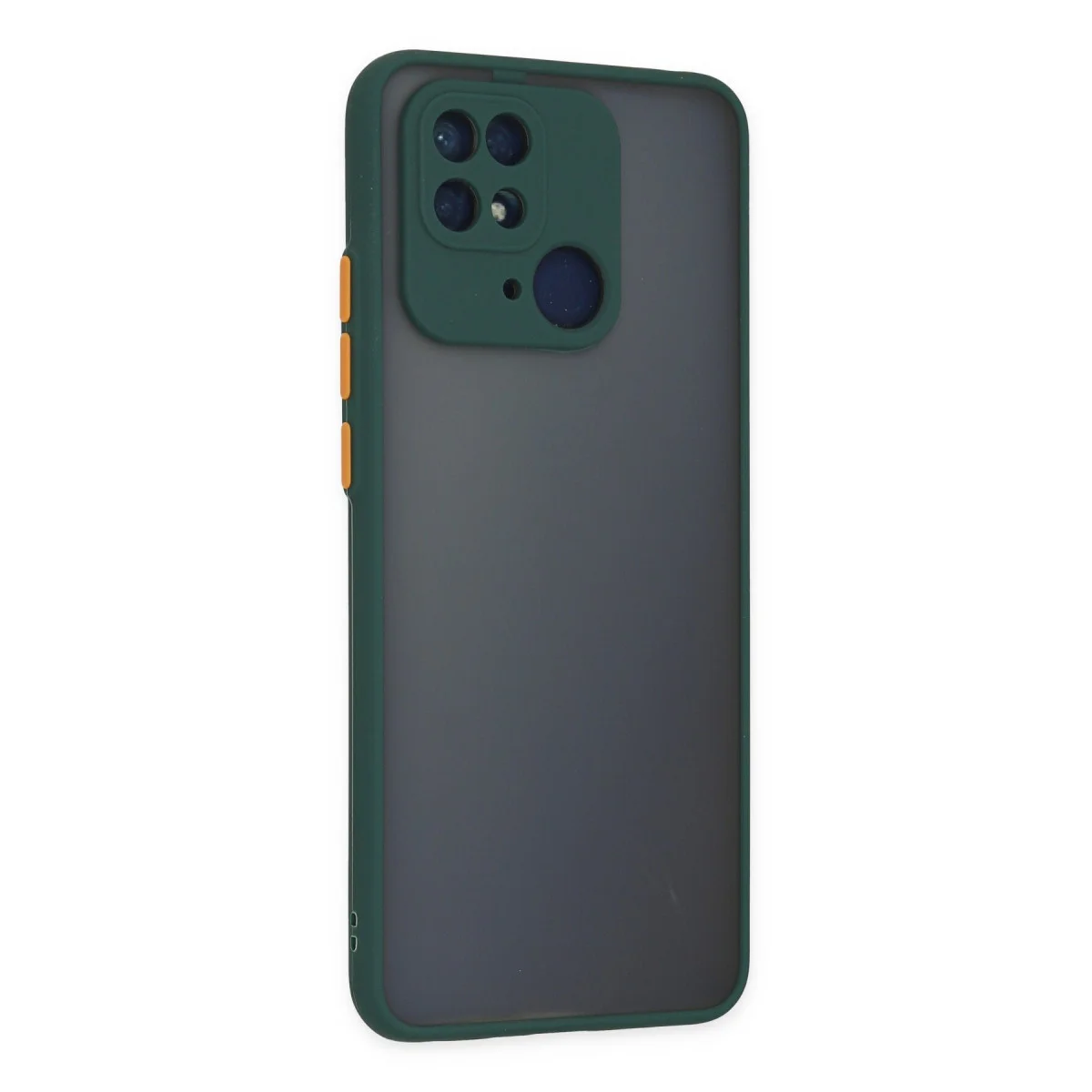 Redmi 10C Kılıf Montreal Silikon Kapak - Yeşil