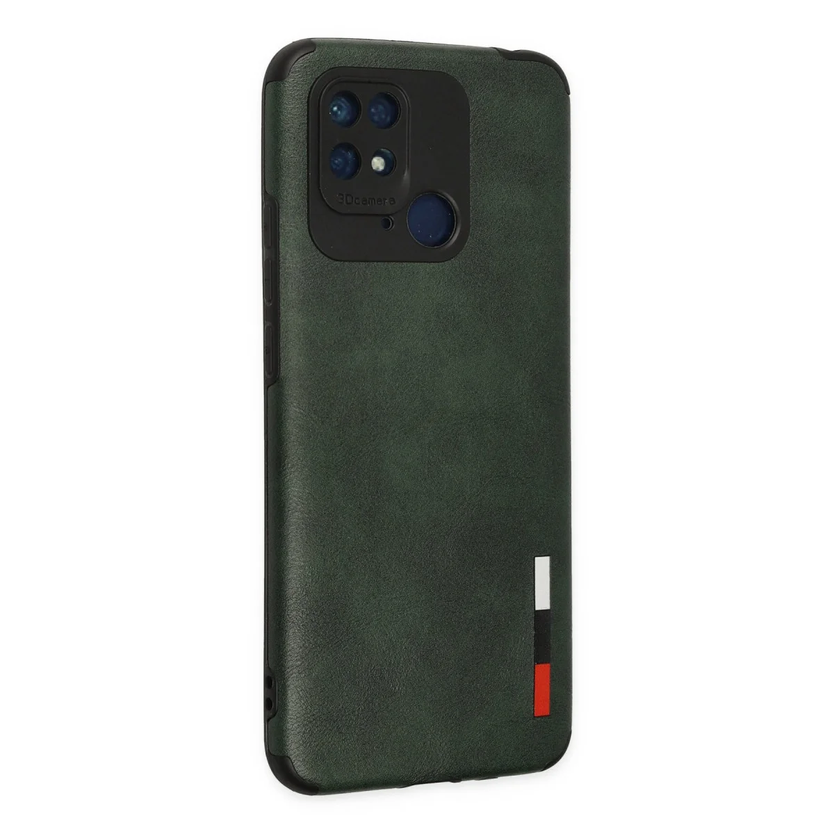 Redmi 10C Kılıf Loop Deri Silikon - Yeşil