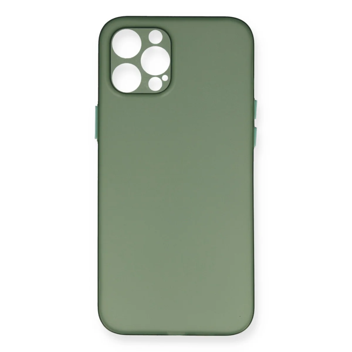 iPhone 12 Pro Max Kılıf PP Ultra İnce Kapak - Yeşil