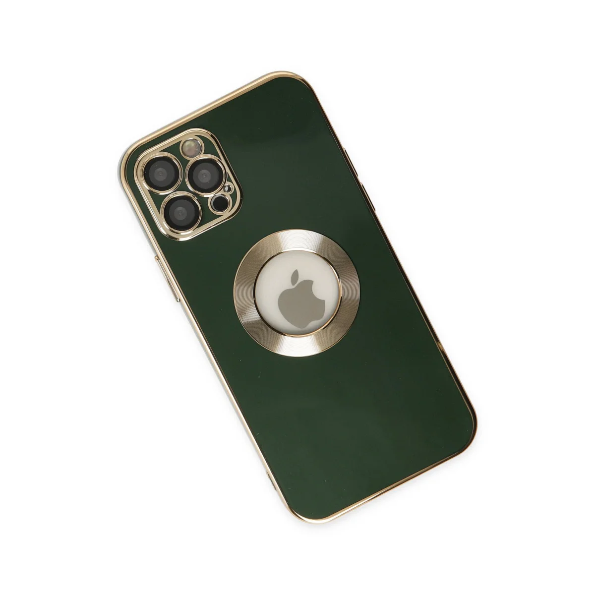 iPhone 12 Pro Max Kılıf Store Silikon - Yeşil
