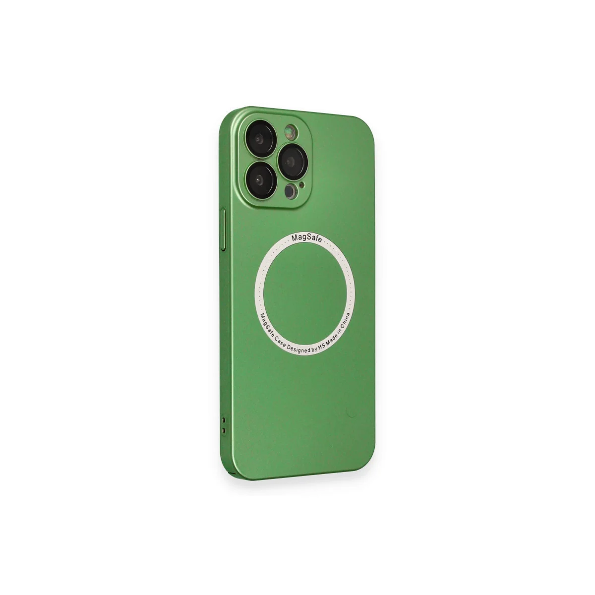 iPhone 13 Pro Kılıf Jack Magneticsafe Lens Silikon - Yeşil