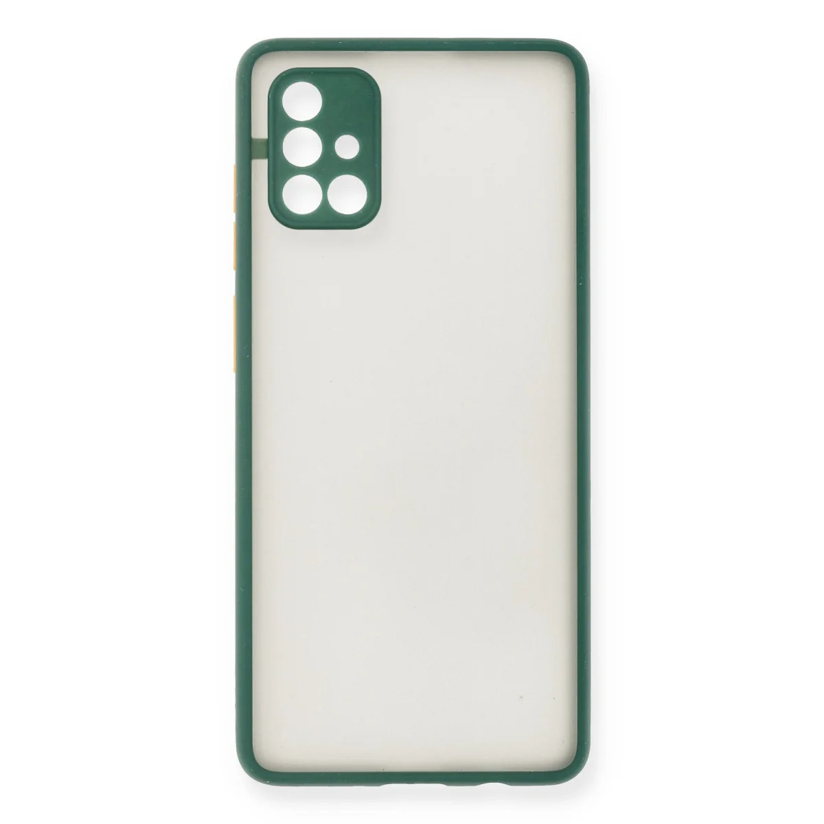 Galaxy A71 Kılıf Montreal Silikon Kapak - Yeşil