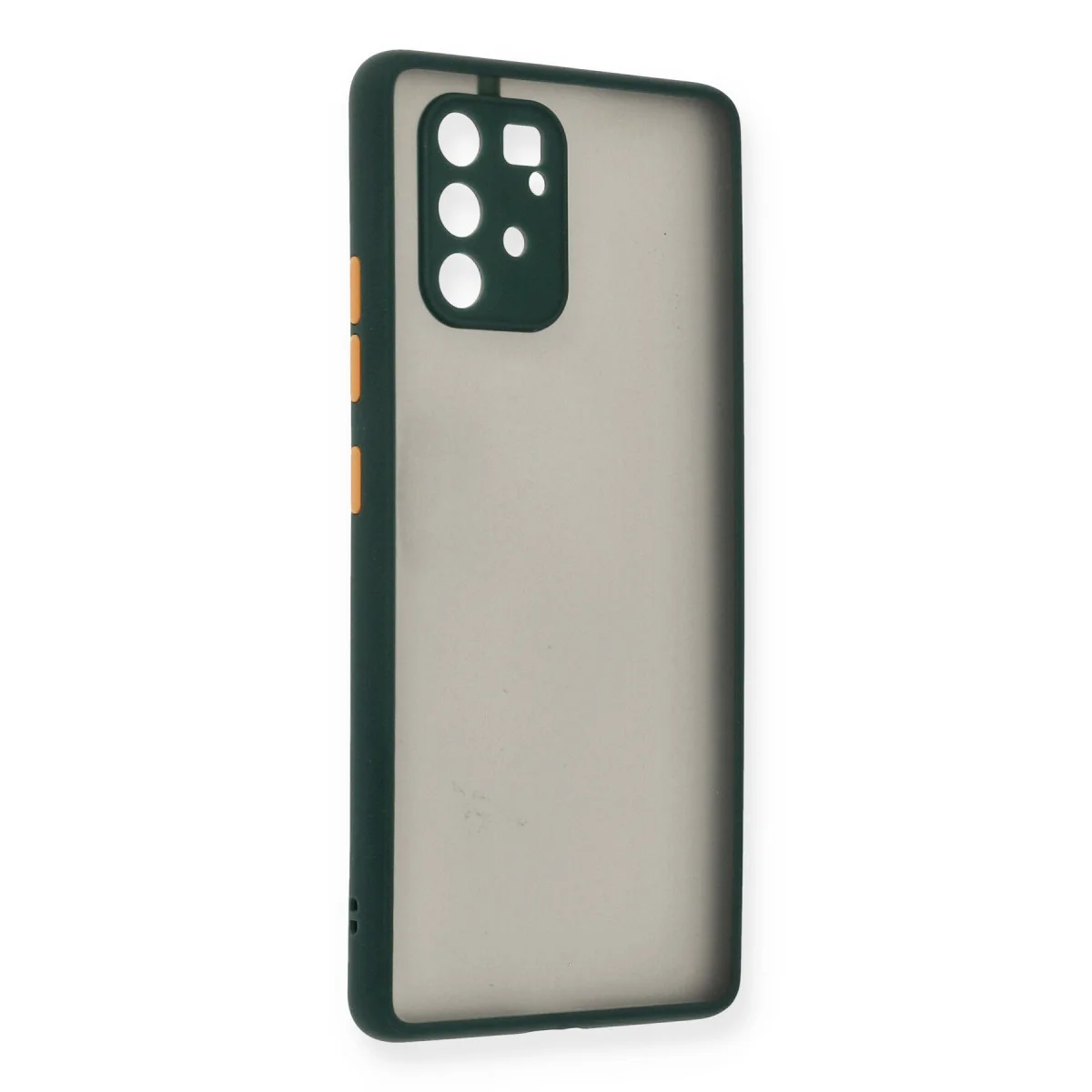 Galaxy A91 / S10 Lite Kılıf Montreal Silikon Kapak - Yeşil