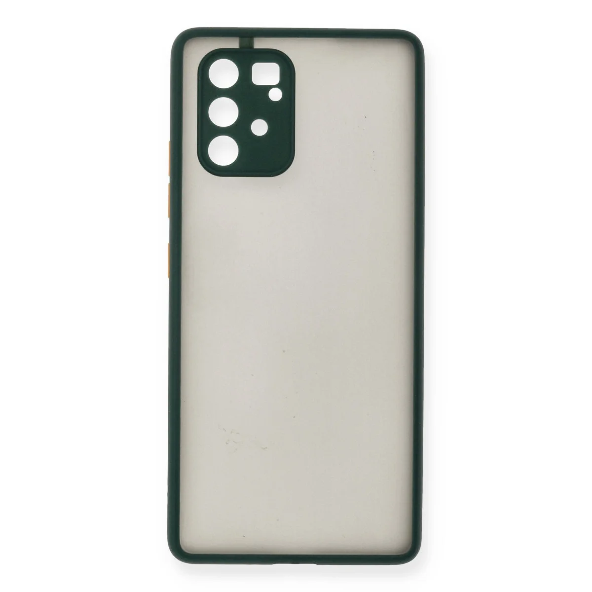 Galaxy A91 / S10 Lite Kılıf Montreal Silikon Kapak - Yeşil