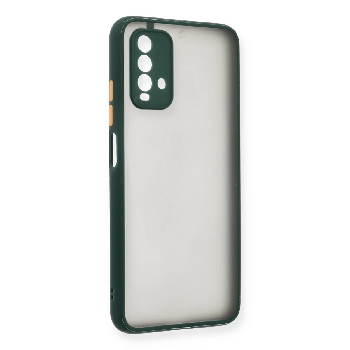 Redmi 9T Kılıf Montreal Silikon Kapak - Yeşil
