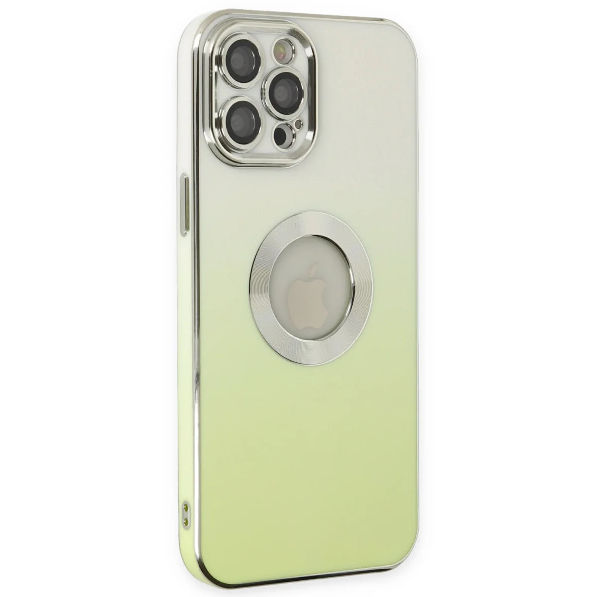 iPhone 12 Pro Kılıf Best Silikon - Yeşil