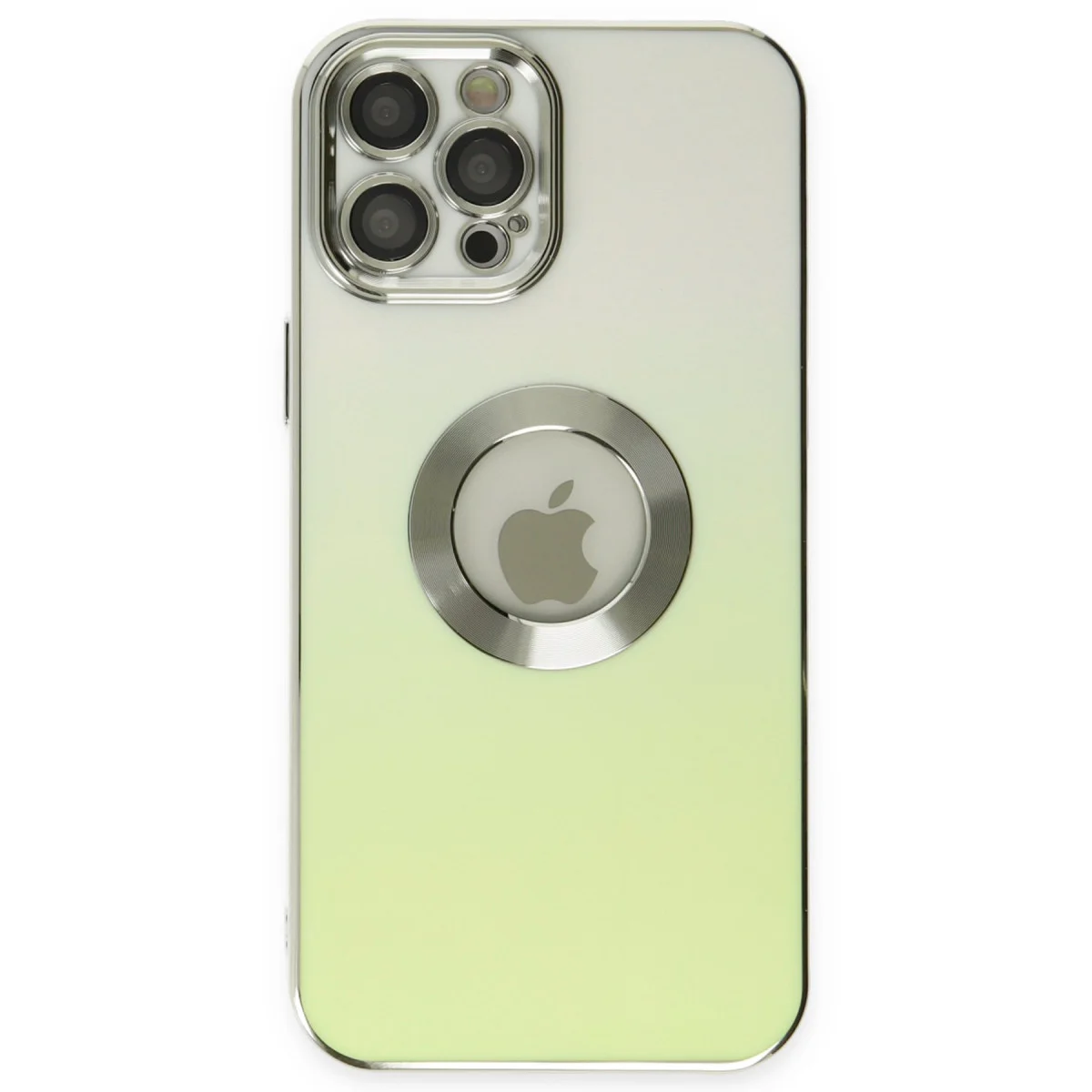 iPhone 12 Pro Max Kılıf Best Silikon - Yeşil