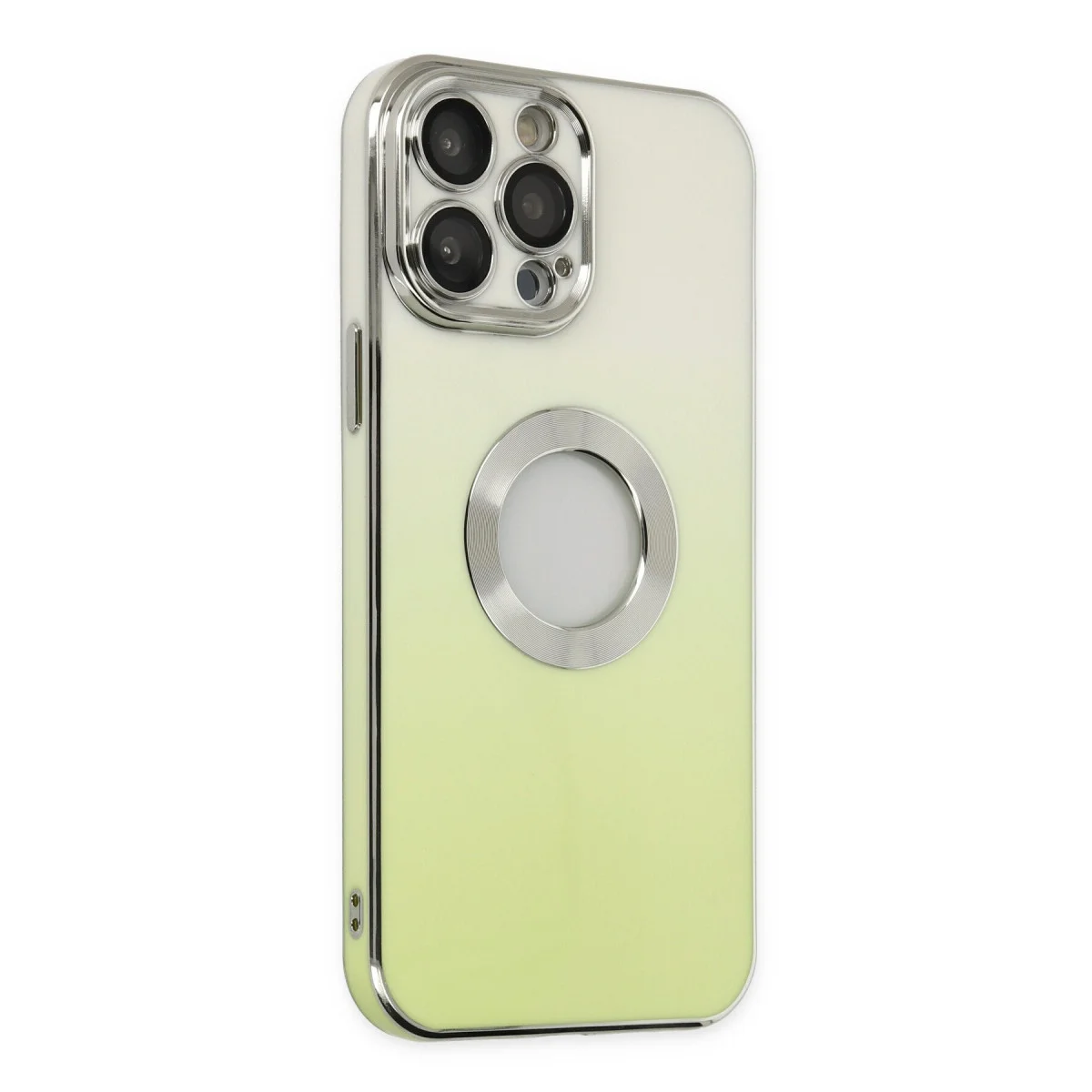 iPhone 13 Pro Max Kılıf Best Silikon - Yeşil