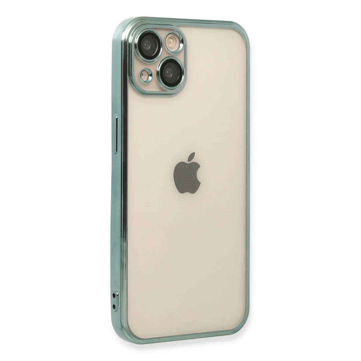 iPhone 14 Kılıf Razer Lensli Silikon - Yeşil
