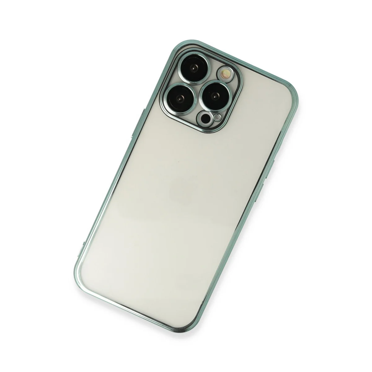 iPhone 14 Pro Kılıf Razer Lensli Silikon - Yeşil