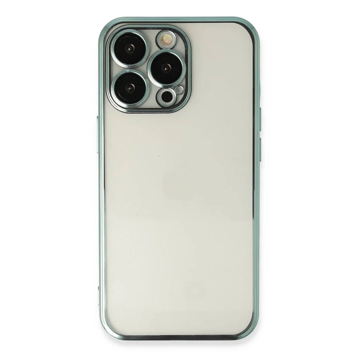 iPhone 14 Pro Max Kılıf Razer Lensli Silikon - Yeşil