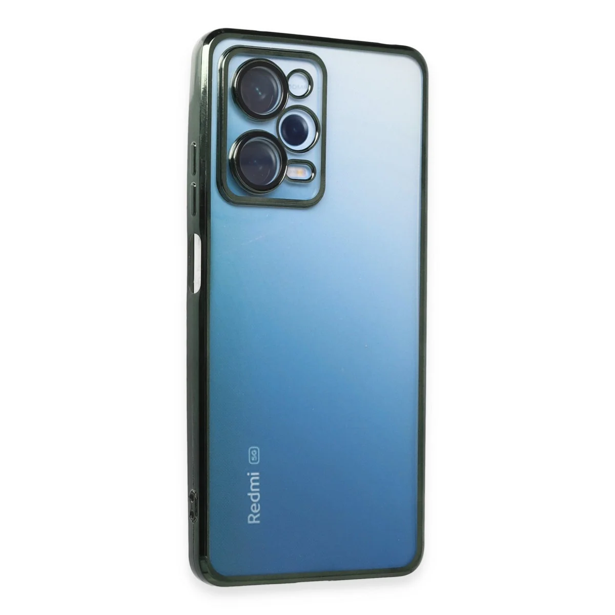 Redmi Note 12 Pro 5G Kılıf Razer Lensli Silikon - Yeşil